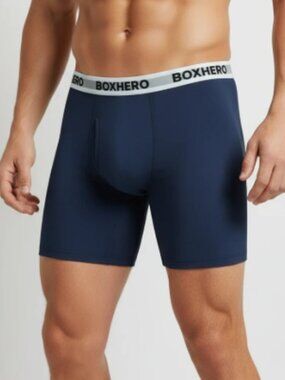 Boxhero Bamboo Boxer Briefs- Breathable Mens Underwear, Built-in with 3D Pouch
